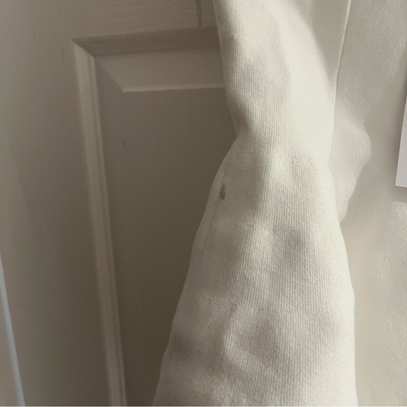 NWT Helsa White Maude Knit Peplum Strapless Top Bridal Wedding size S - Picture 5 of 7